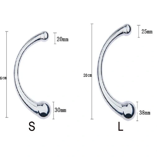 Steel Ended Stainless Elegant 5858 Double Hook Anal 0726